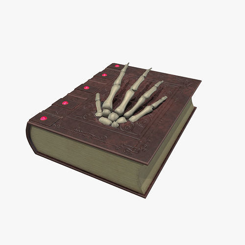 Medieval Book V06 Low-poly 3D model