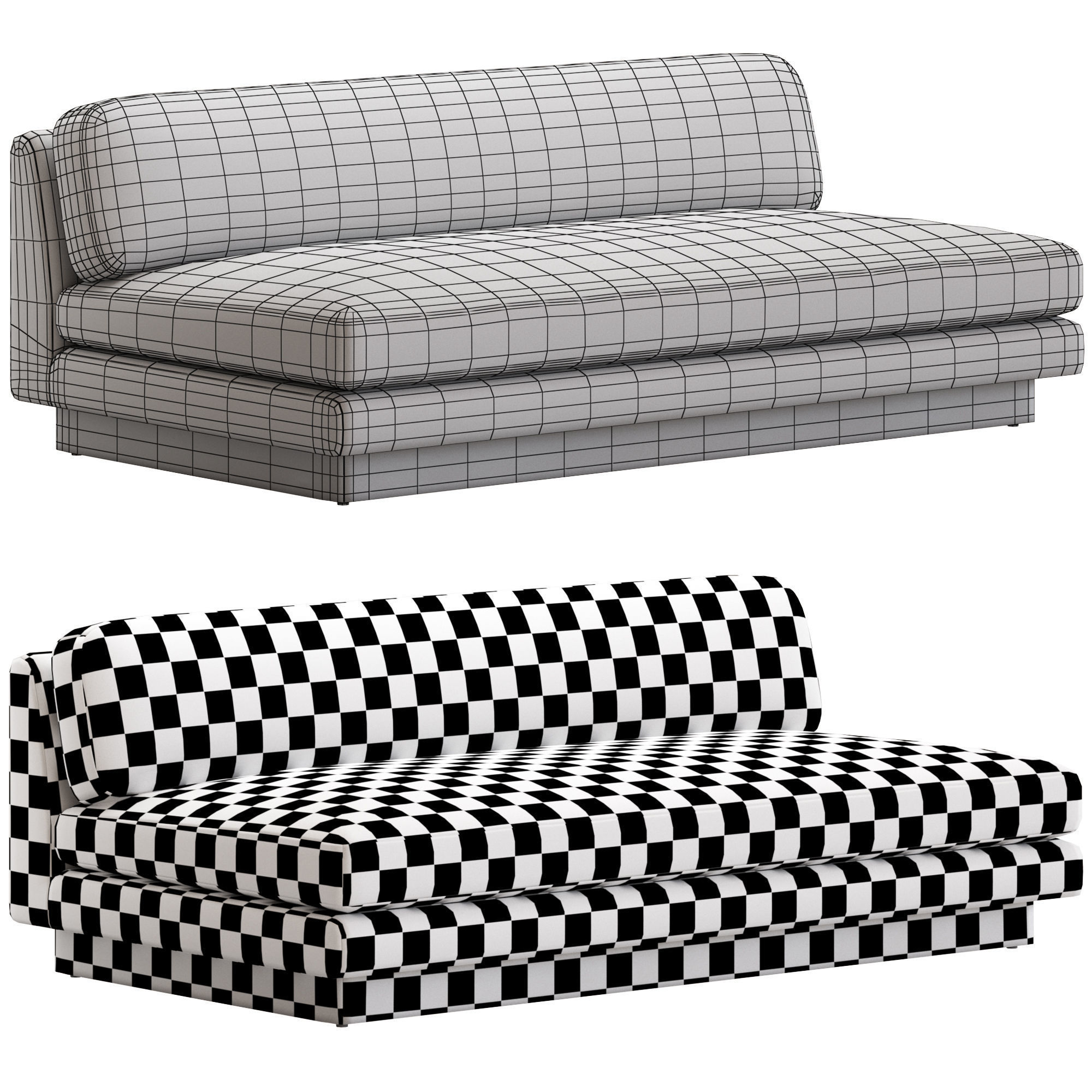 CB2 Plinth Sofa 3D model_5