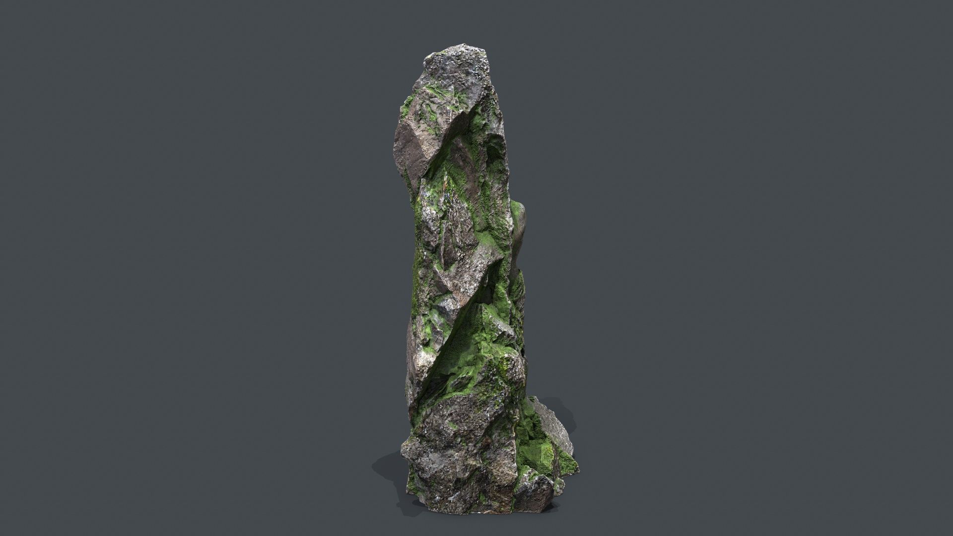 woman Statue 2 Low-poly 3D model_8