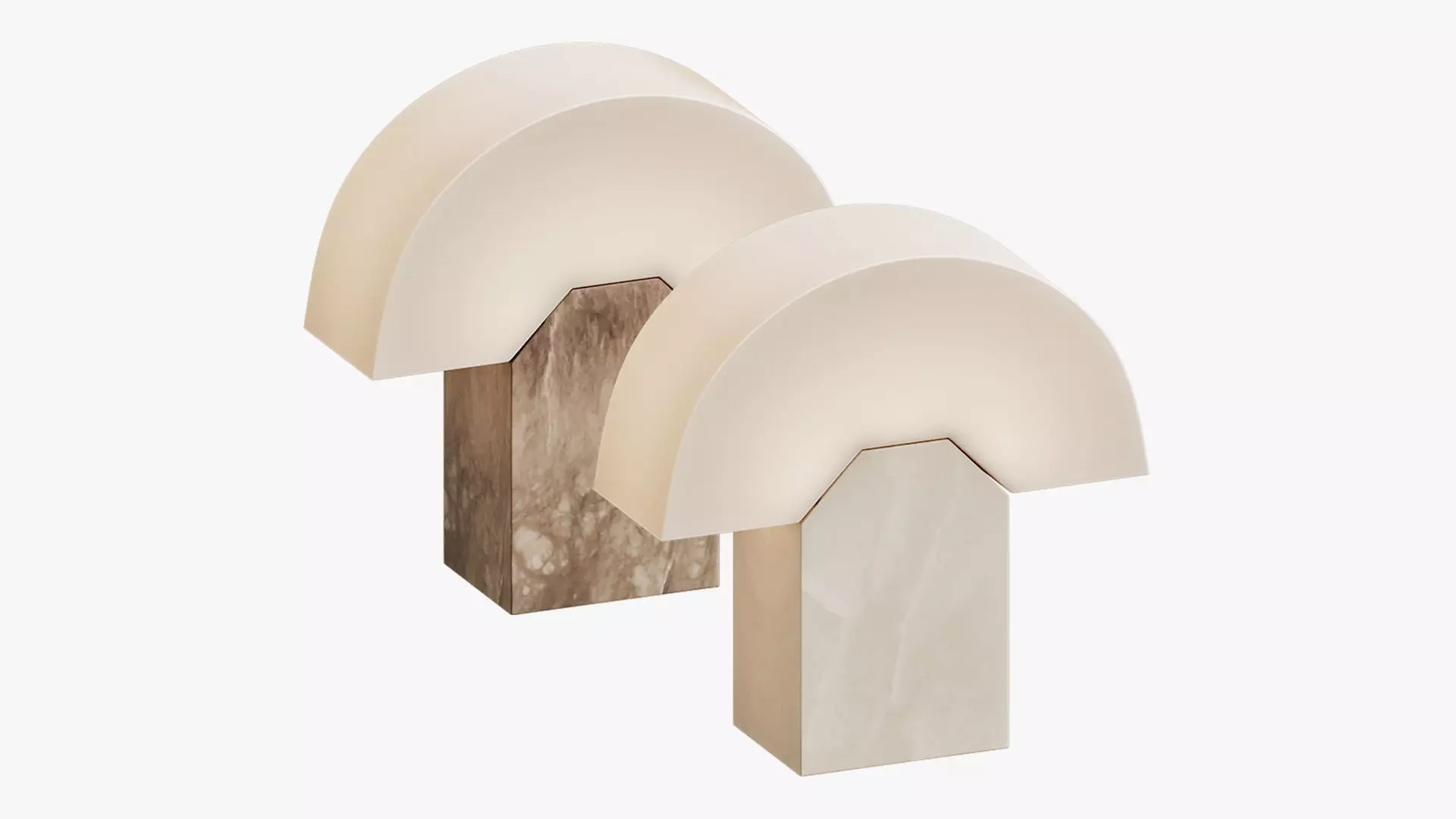 Edna Table Lamp in Tobacco by Simone and Marcel 3D model