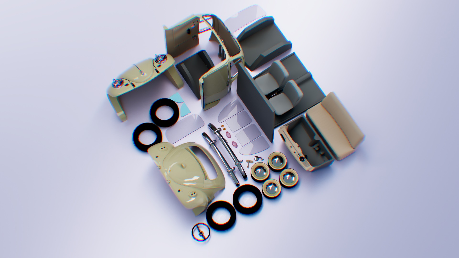 Volkswagen Beetle 1963 Free 3D print model_13