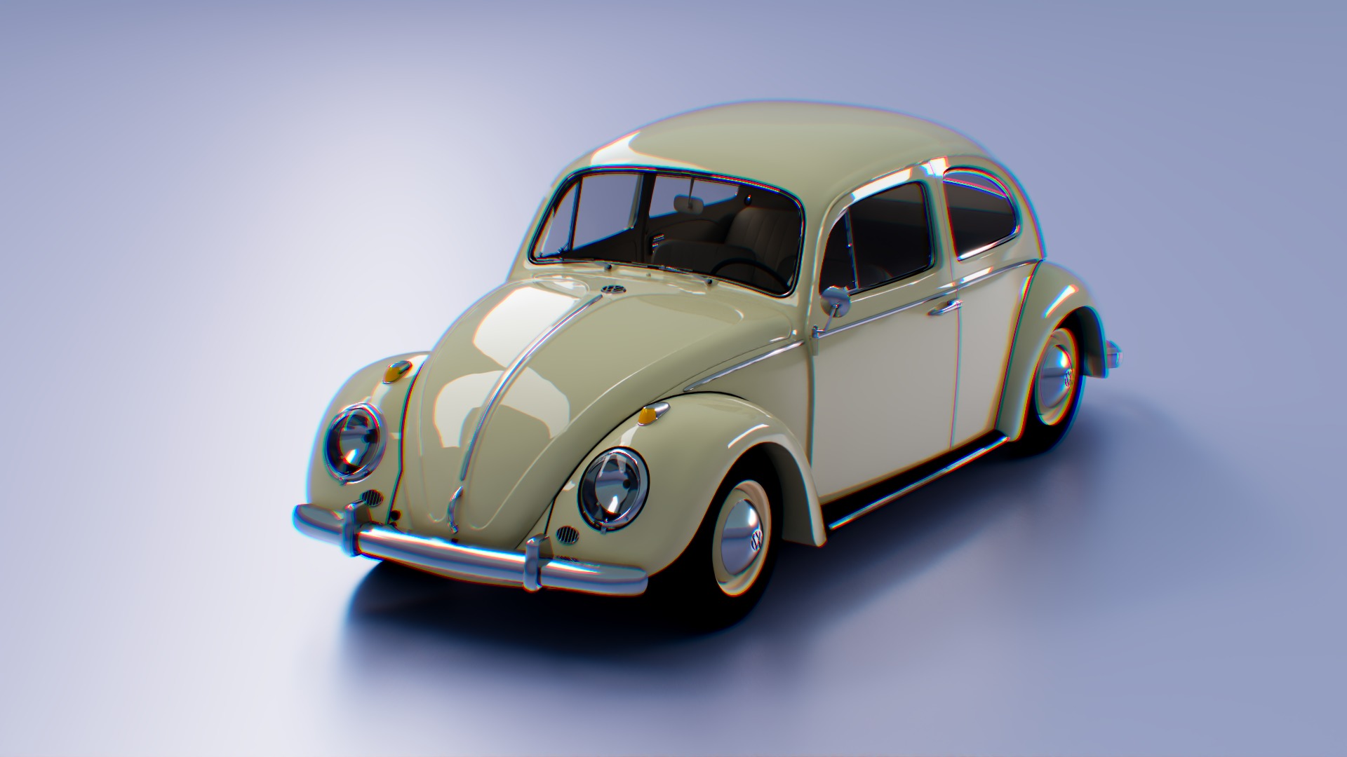 Volkswagen Beetle 1963 Free 3D print model_2