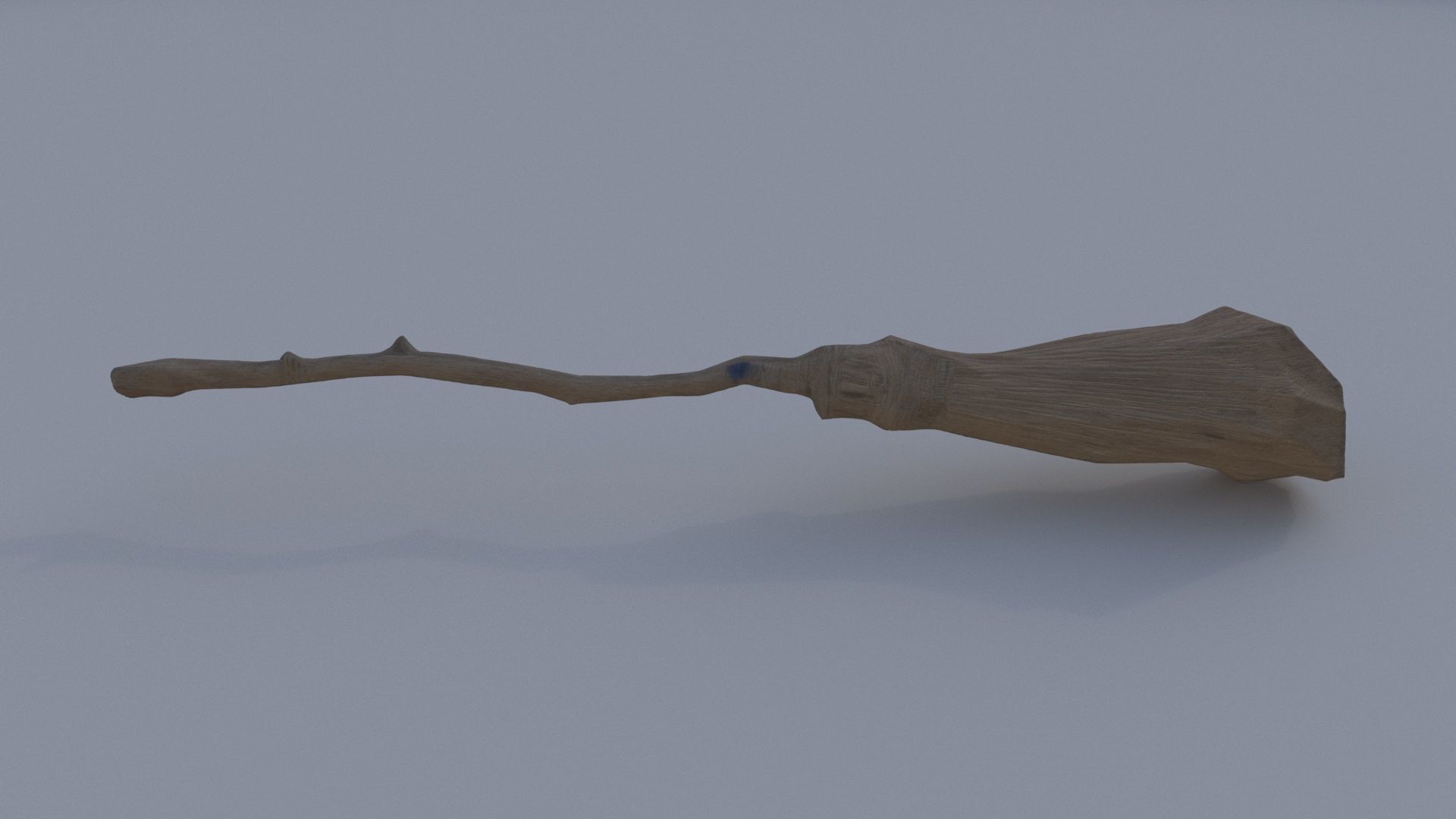 Eerie Broomstick 3D model_1