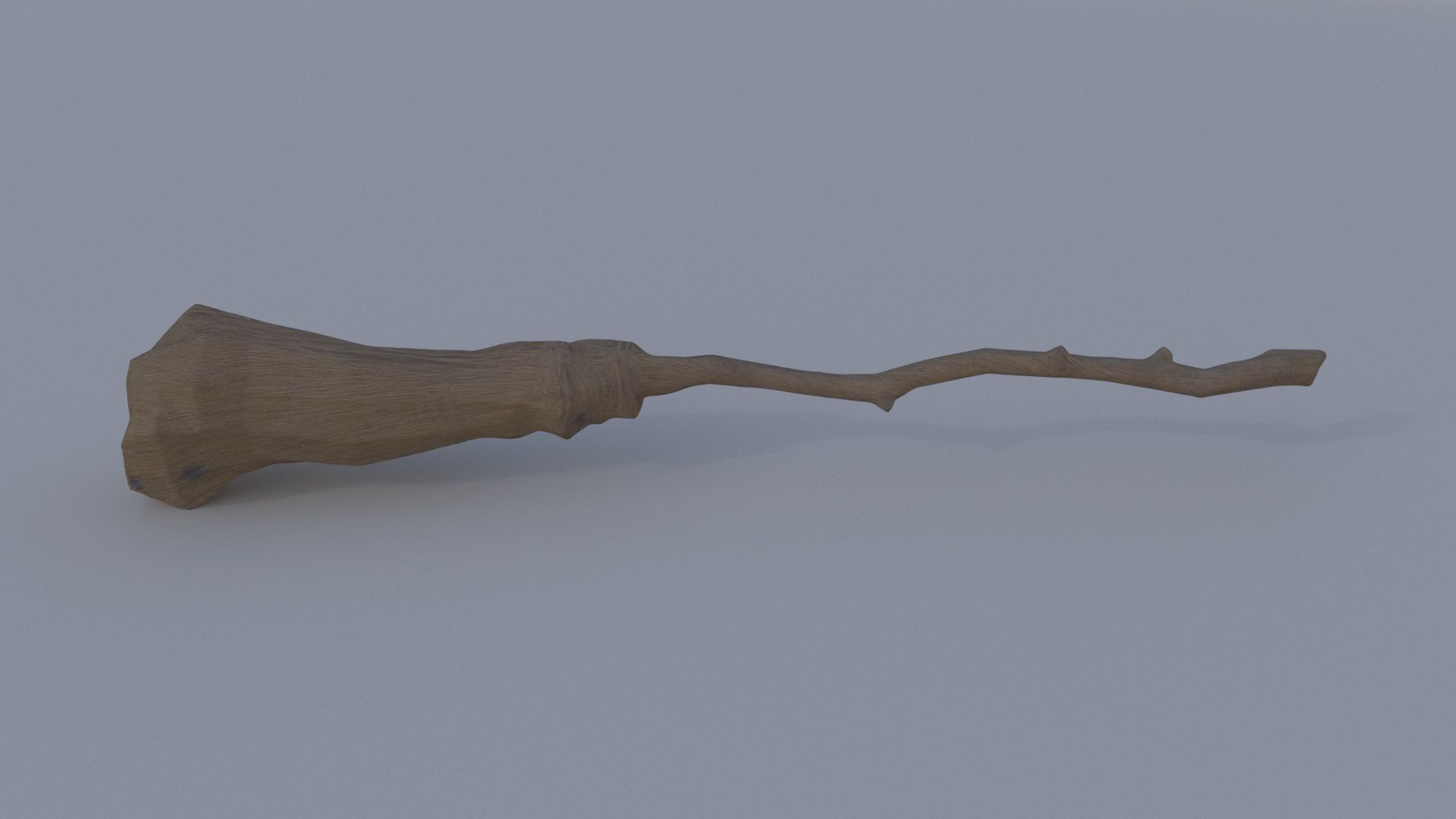 Eerie Broomstick 3D model_4