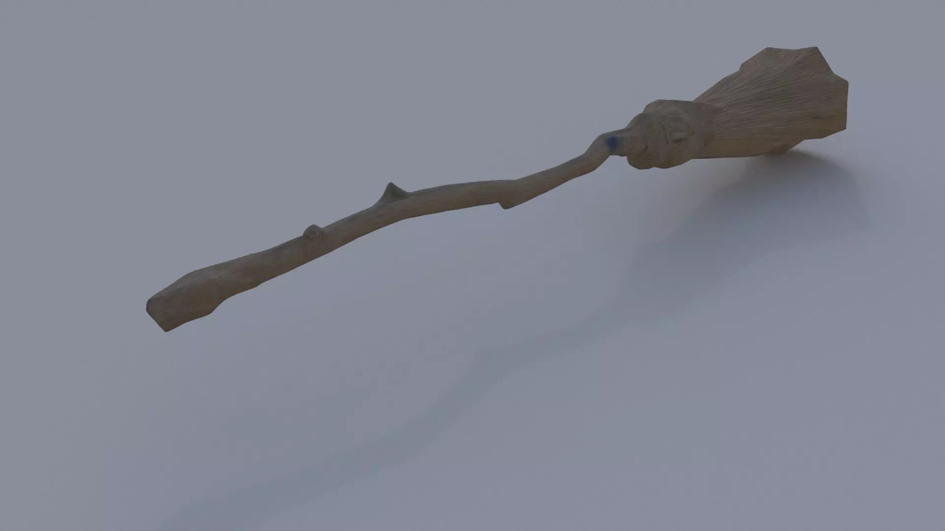 Eerie Broomstick 3D model_0