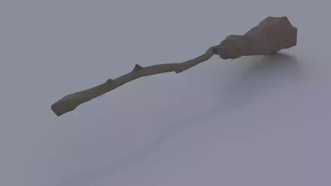 Eerie Broomstick 3D model