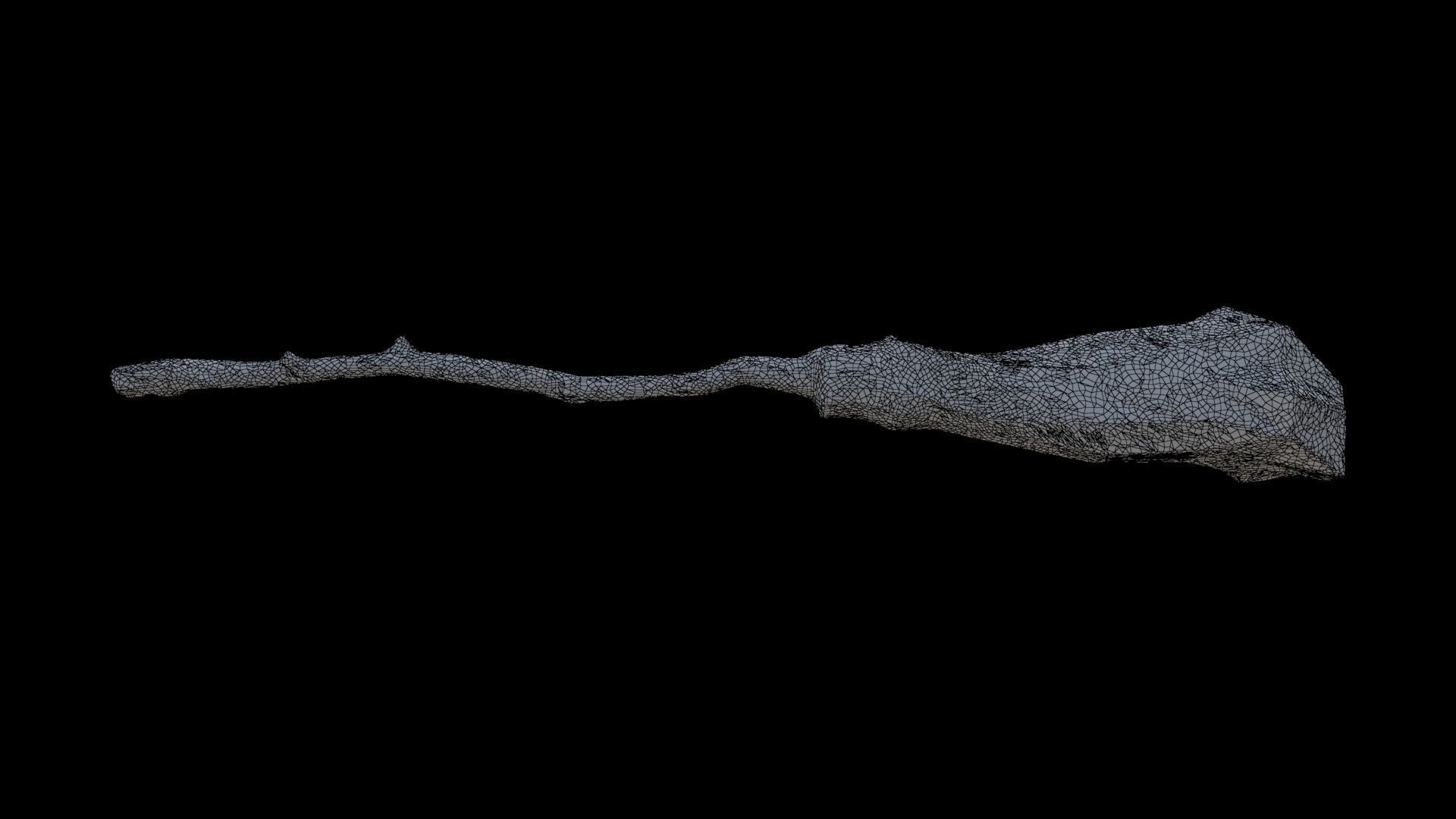 Eerie Broomstick 3D model_6