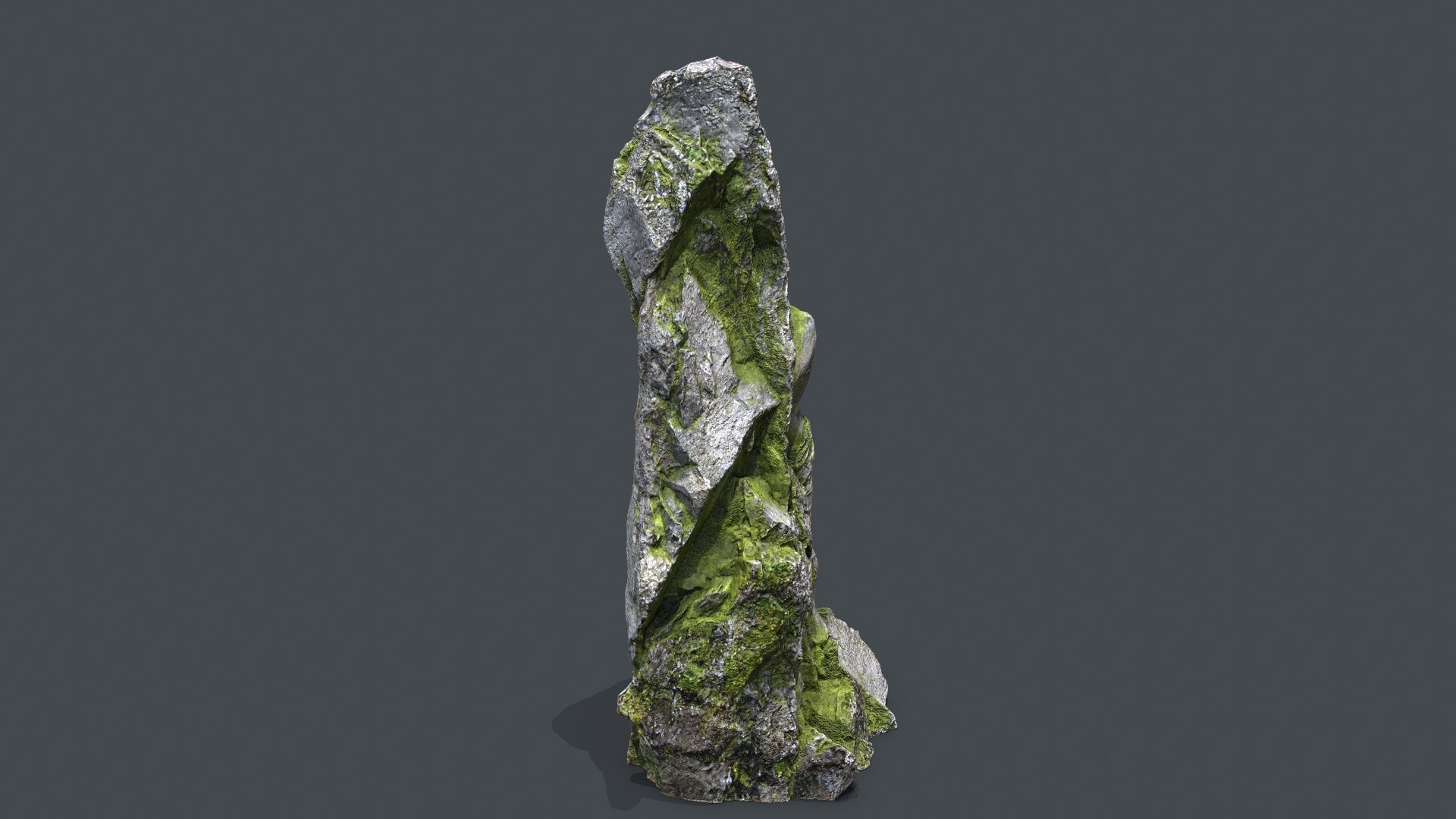 woman Statue Low-poly 3D model_8