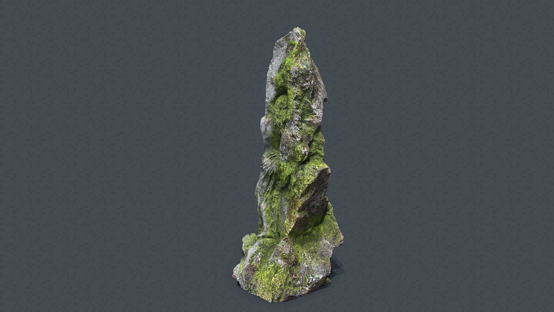 woman Statue Low-poly 3D model_5