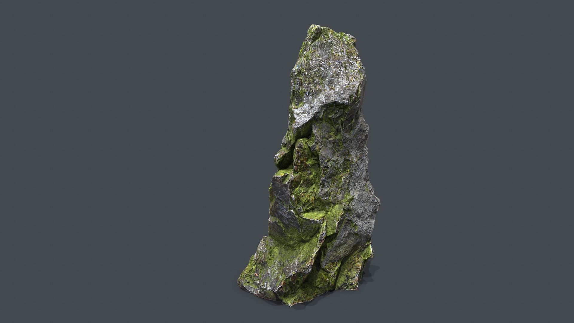 woman Statue Low-poly 3D model_6