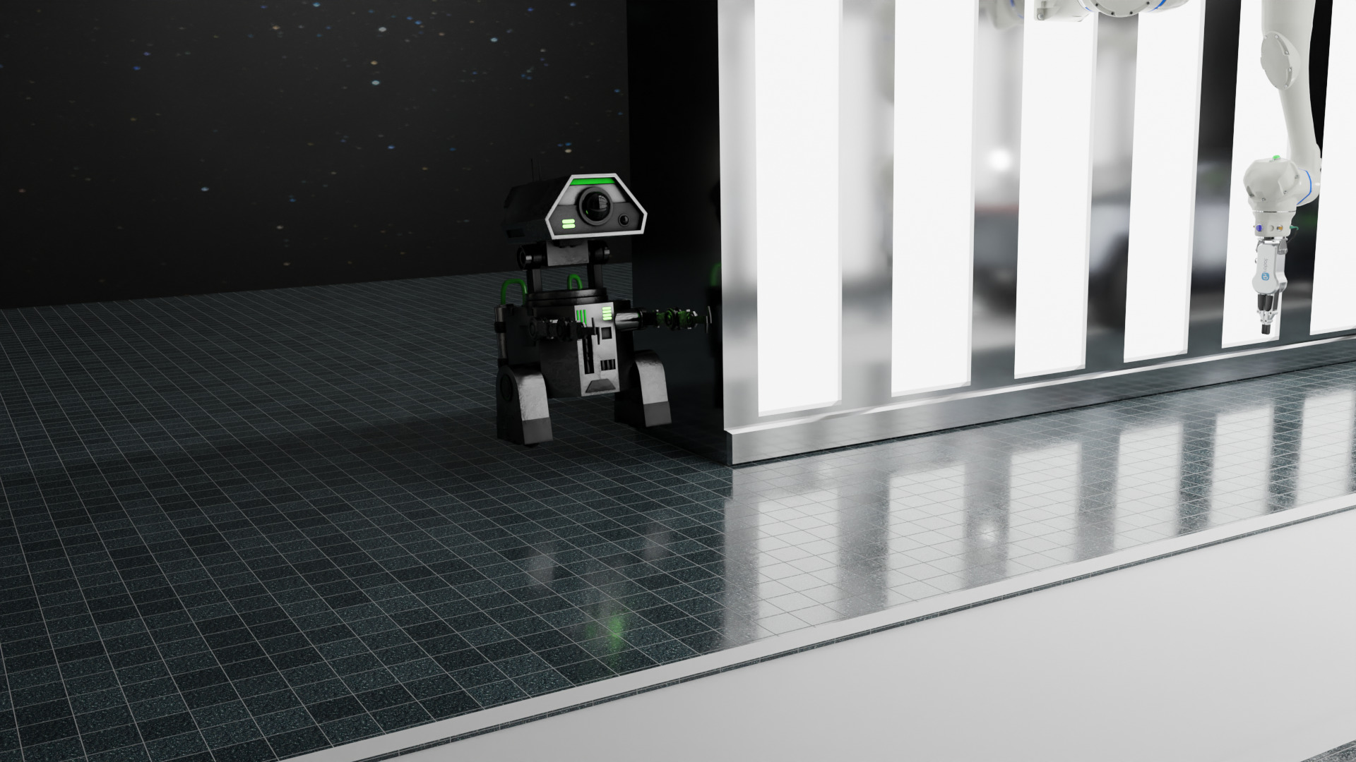 3d model of a Cyber truck  3D model_3