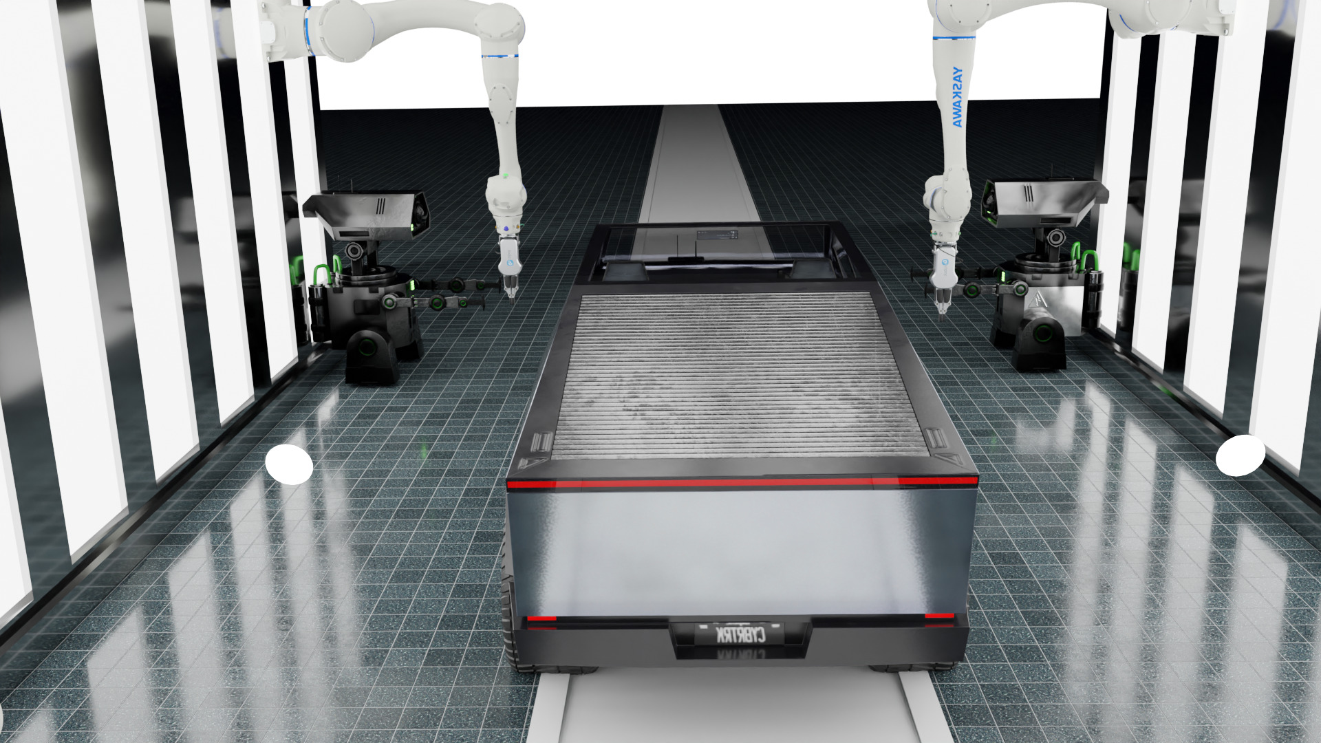 3d model of a Cyber truck  3D model_1