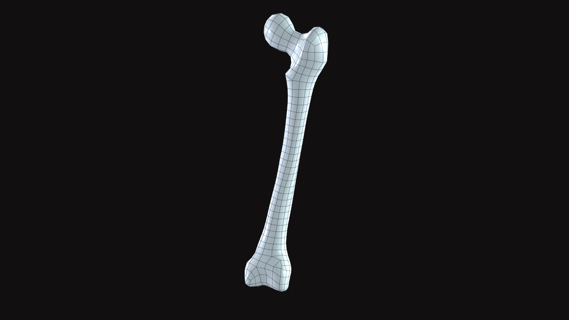 Medieval Femur Bone Low-poly 3D model_10