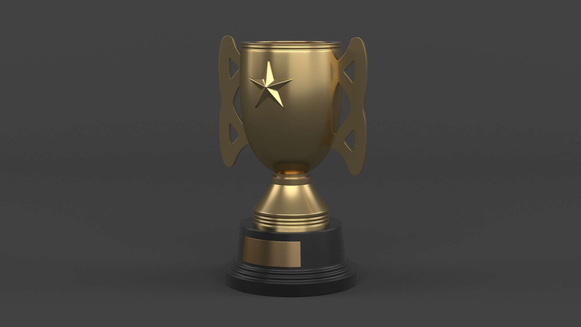 Trophy Cups 3D model_2