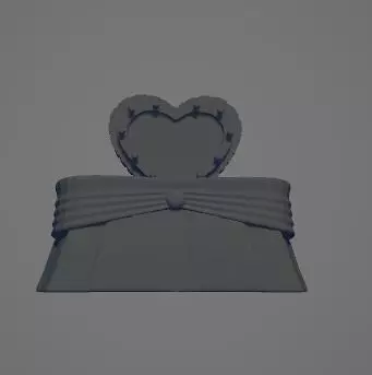 3D printable dresser or vanity 3D print model_0