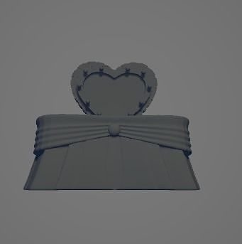 3D printable dresser or vanity 3D print model