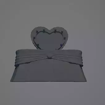 3D printable dresser or vanity