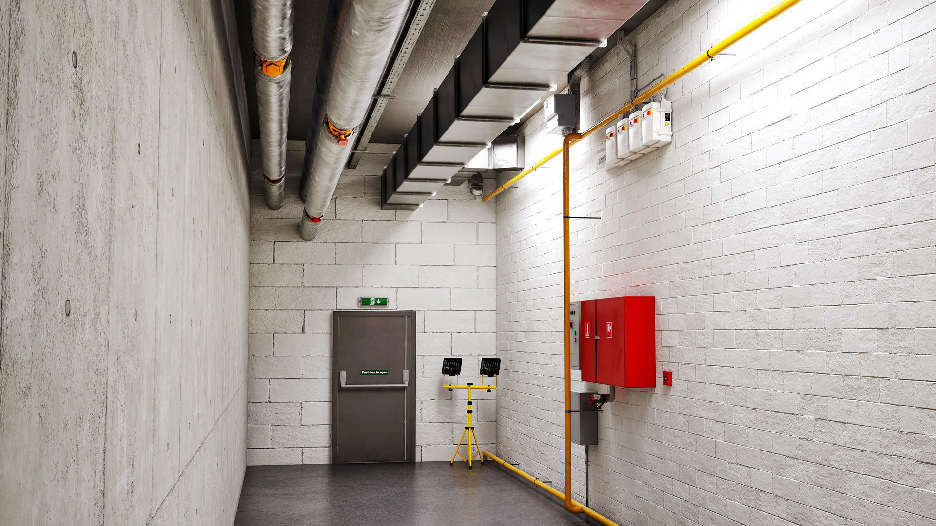 Archinteriors for UE vol 15 - parking lot scene 3D model_7