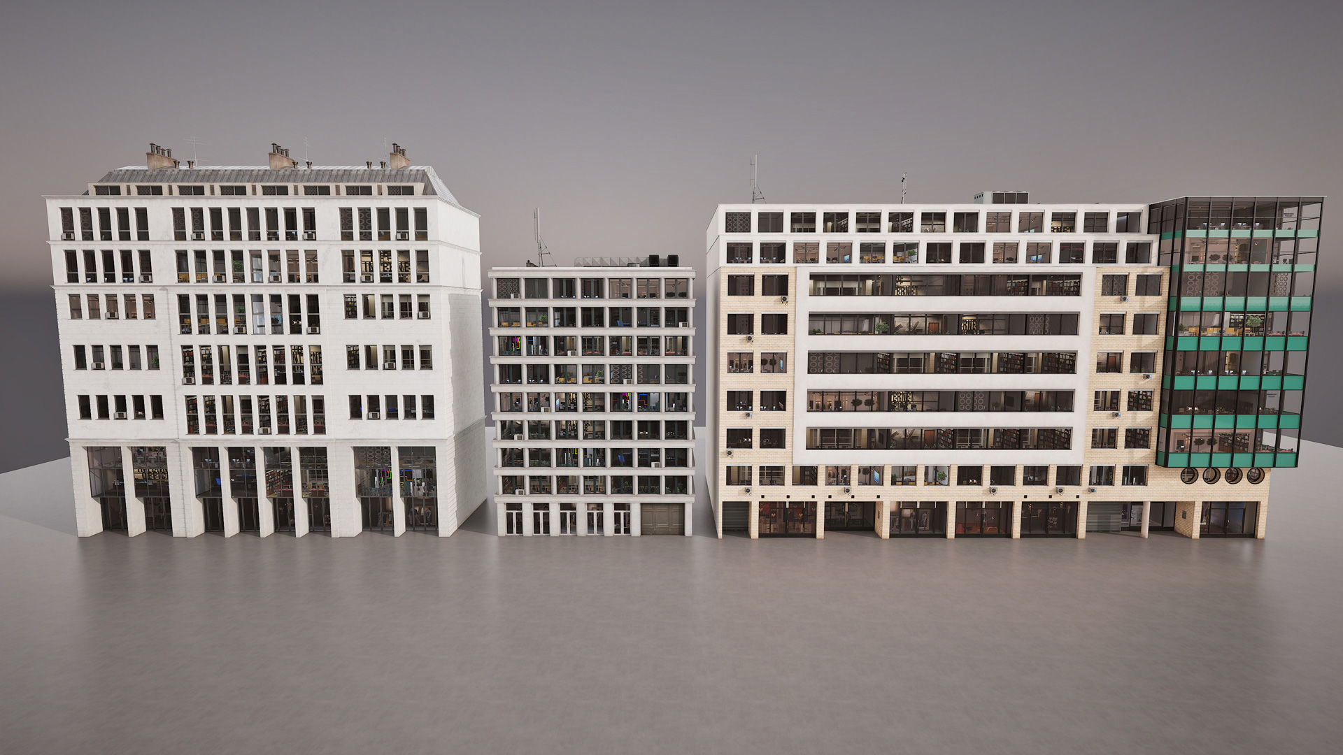 Archinteriors for UE vol 15 - parking lot scene 3D model_18