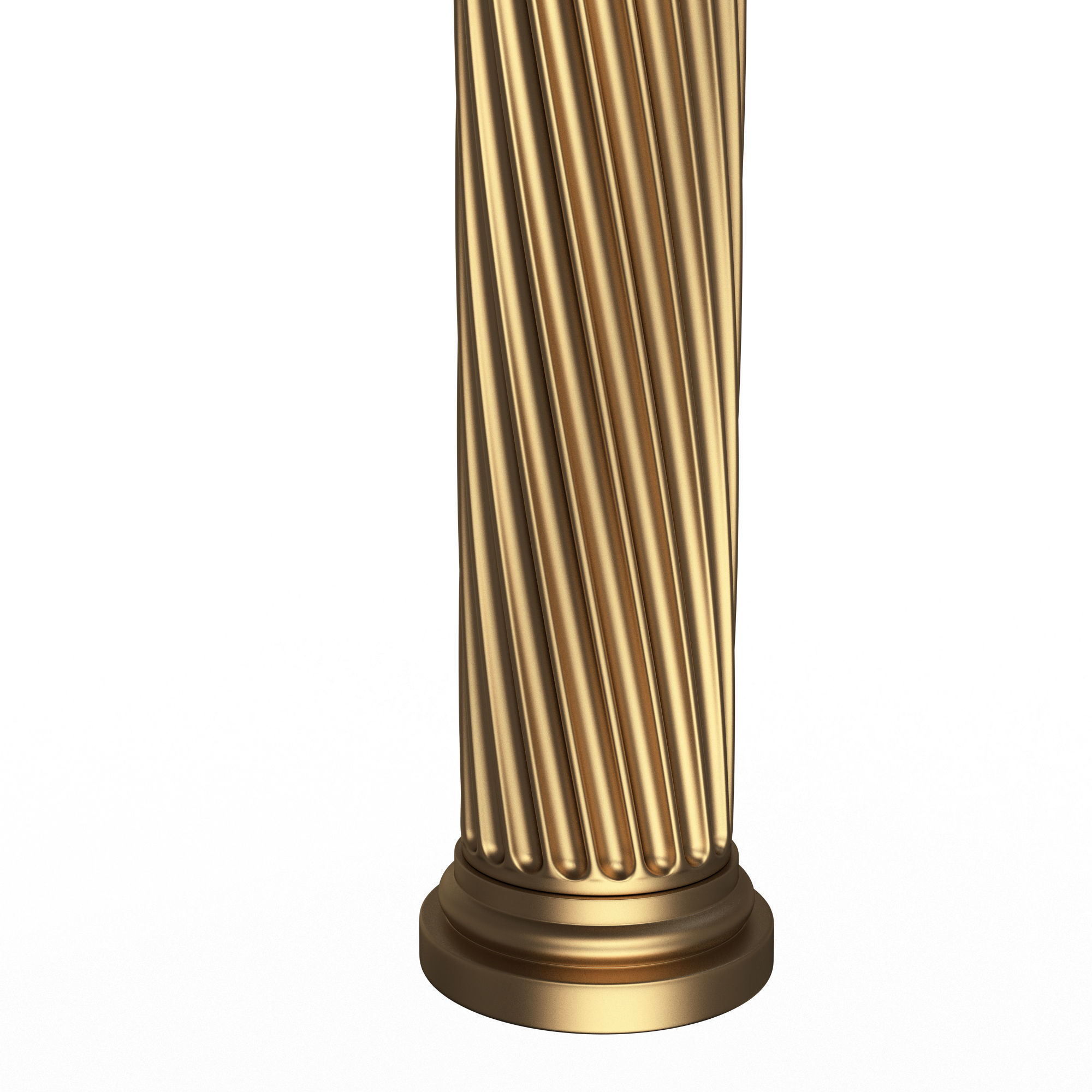 Column Capital 1403 Low-poly 3D model_6