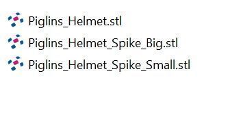 Piglins Helmet Minecraft movie for 3D print 3D print model_3