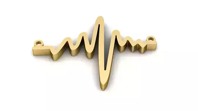 HEAR PULES SYMBOL PENDANT 3D PRINTABLE MODEL