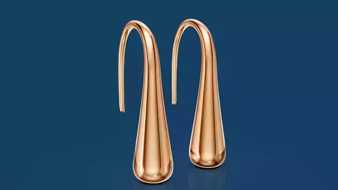 Pear Water Drop Earrings