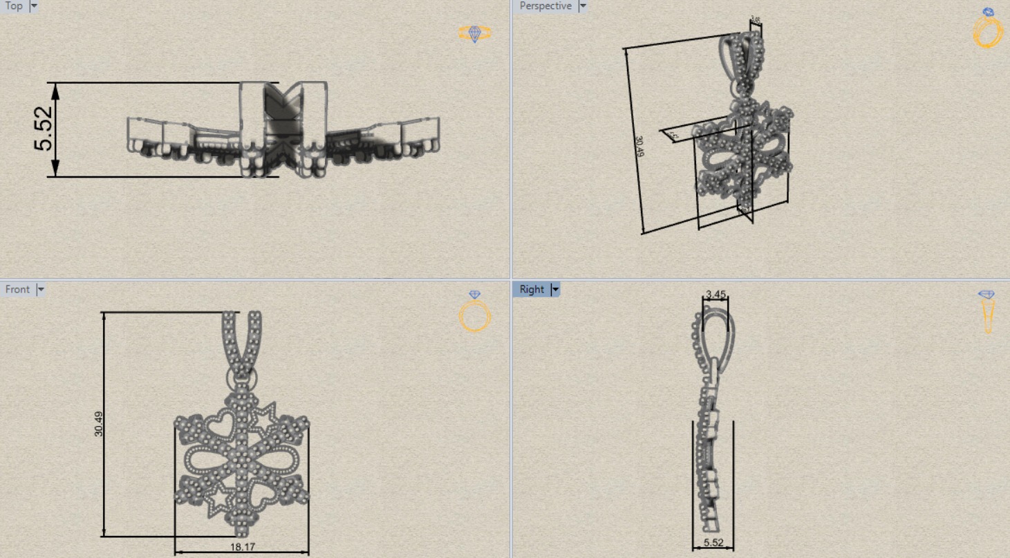 snow jewelry pendant jp0255 3D print model_18