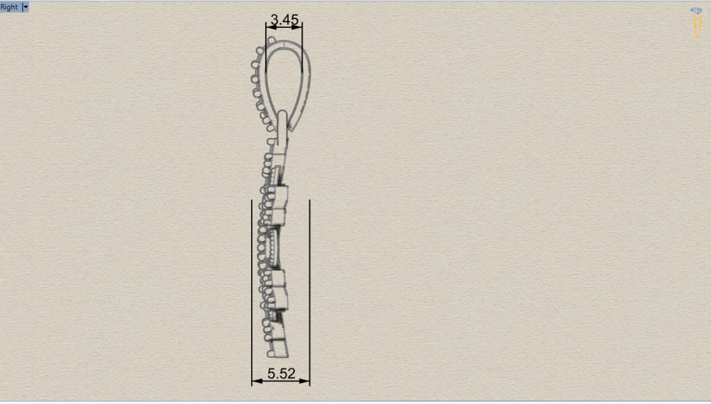 snow jewelry pendant jp0255 3D print model_17