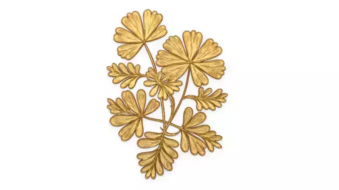 Classic decor ornament carved 37  3D model