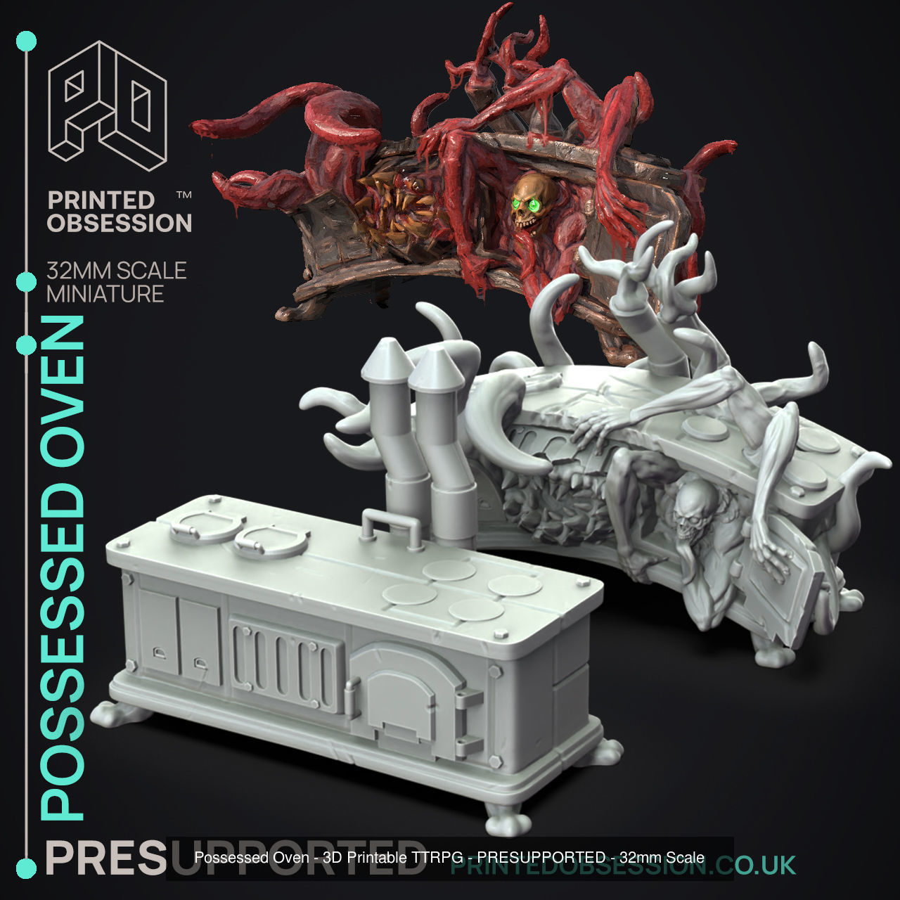 Possessed Bakery Collection - 16 Models - 3d printable minis _8