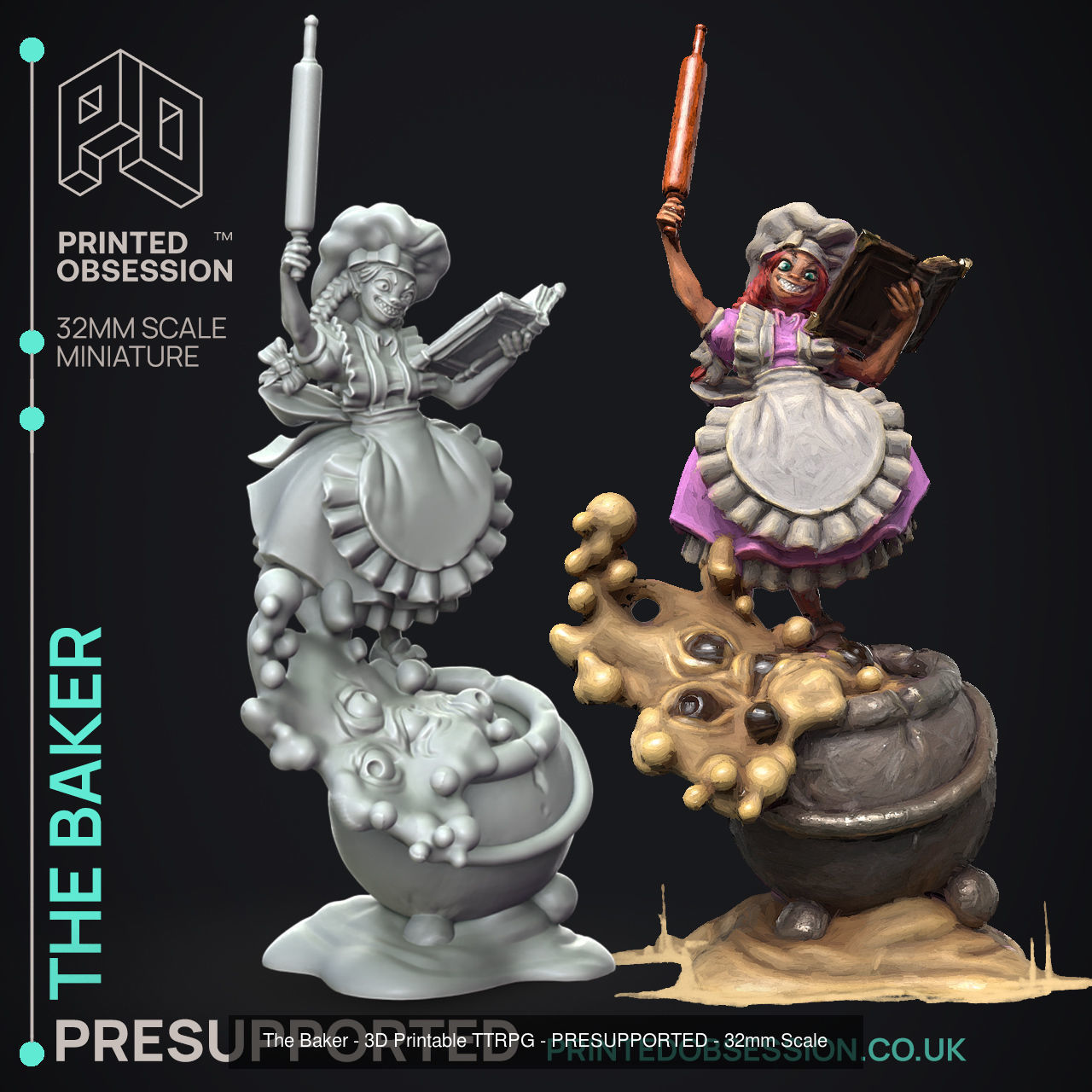 Possessed Bakery Collection - 16 Models - 3d printable minis _9