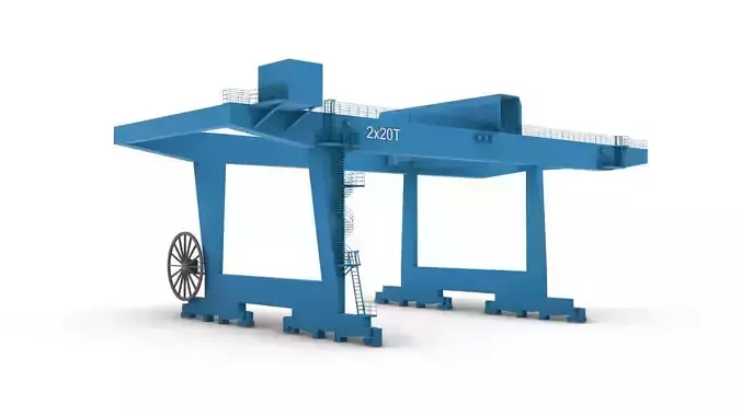 Rail-Mounted Gantry Portal Container Crane