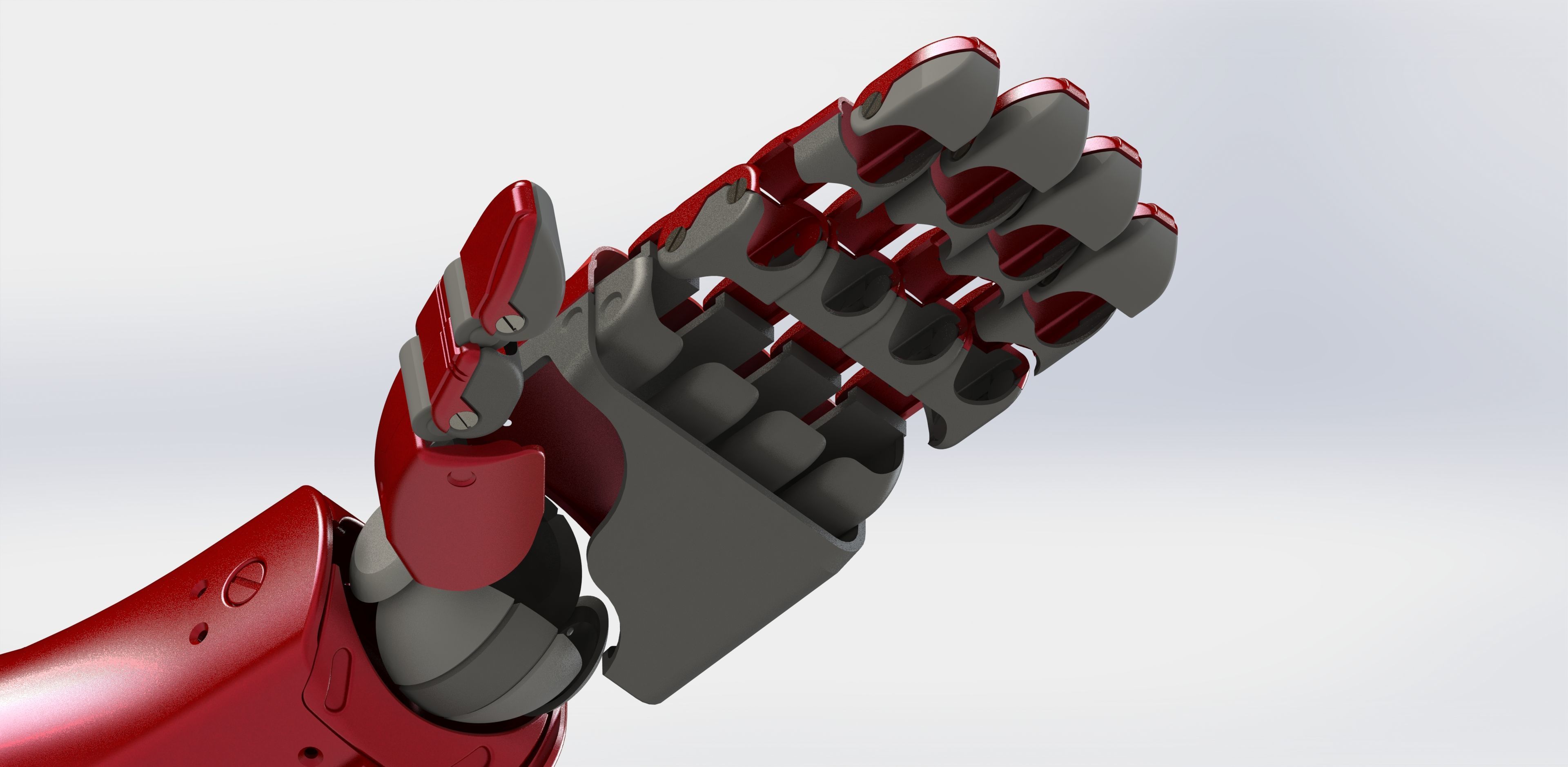 MGSV TPP - Venom Snake cyborg arm 3D print model_3