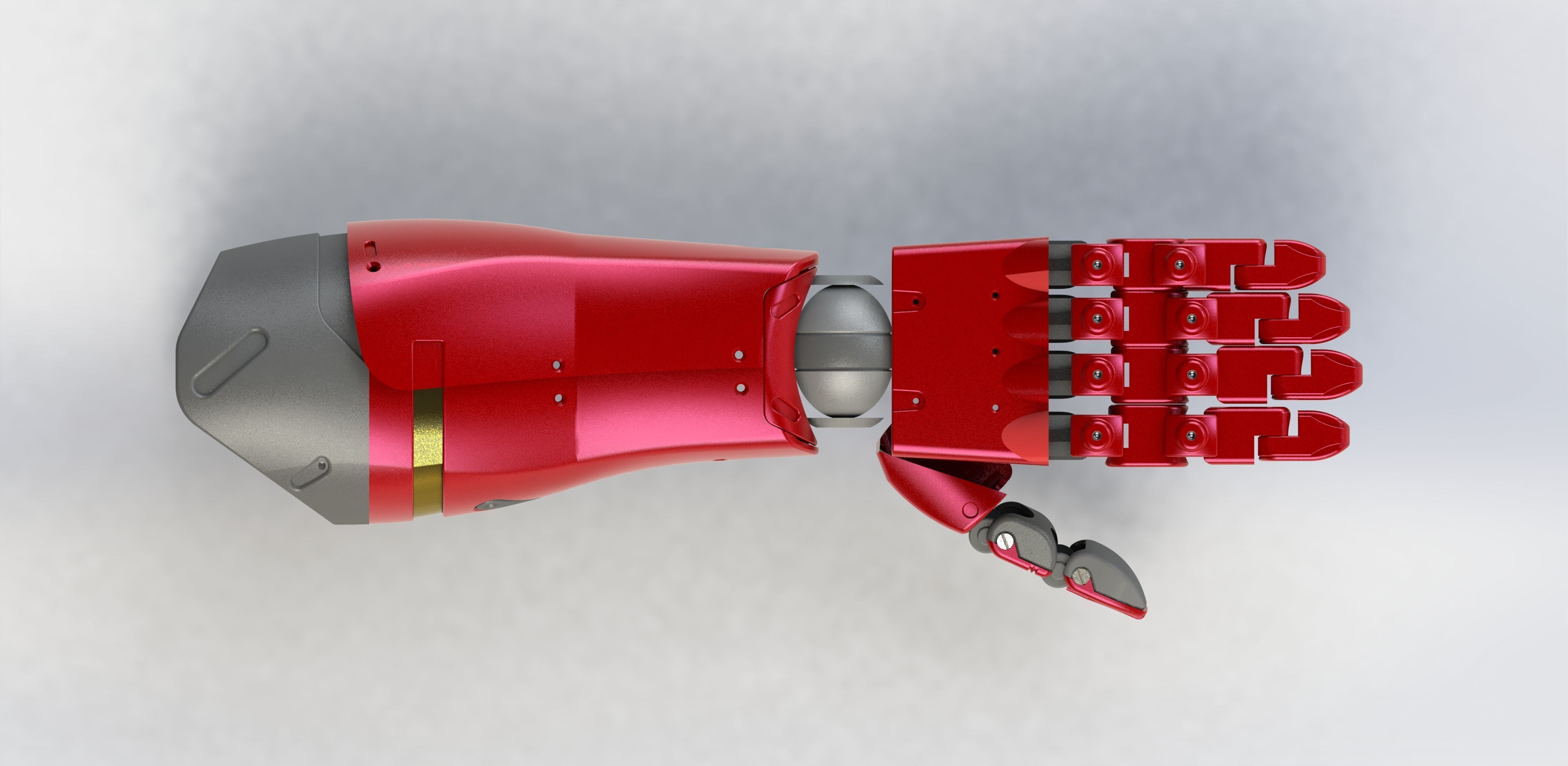 MGSV TPP - Venom Snake cyborg arm 3D print model_1