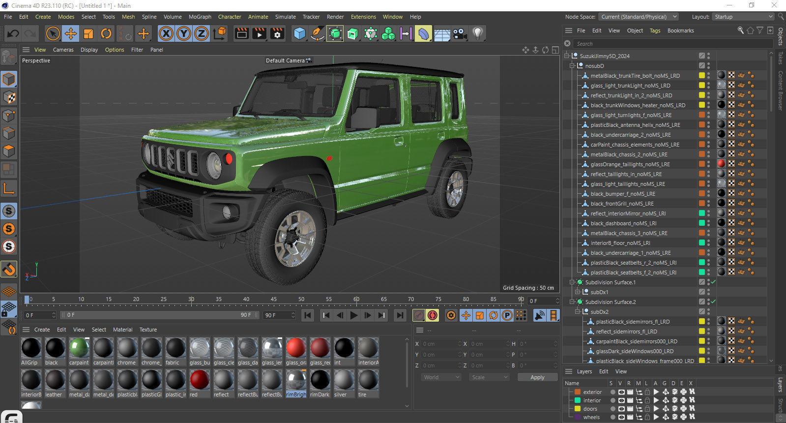 Suzuki Jimny XL 5-door 2024 3D model_35