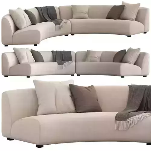 Coco Republic Adele Curved Modular Sofa