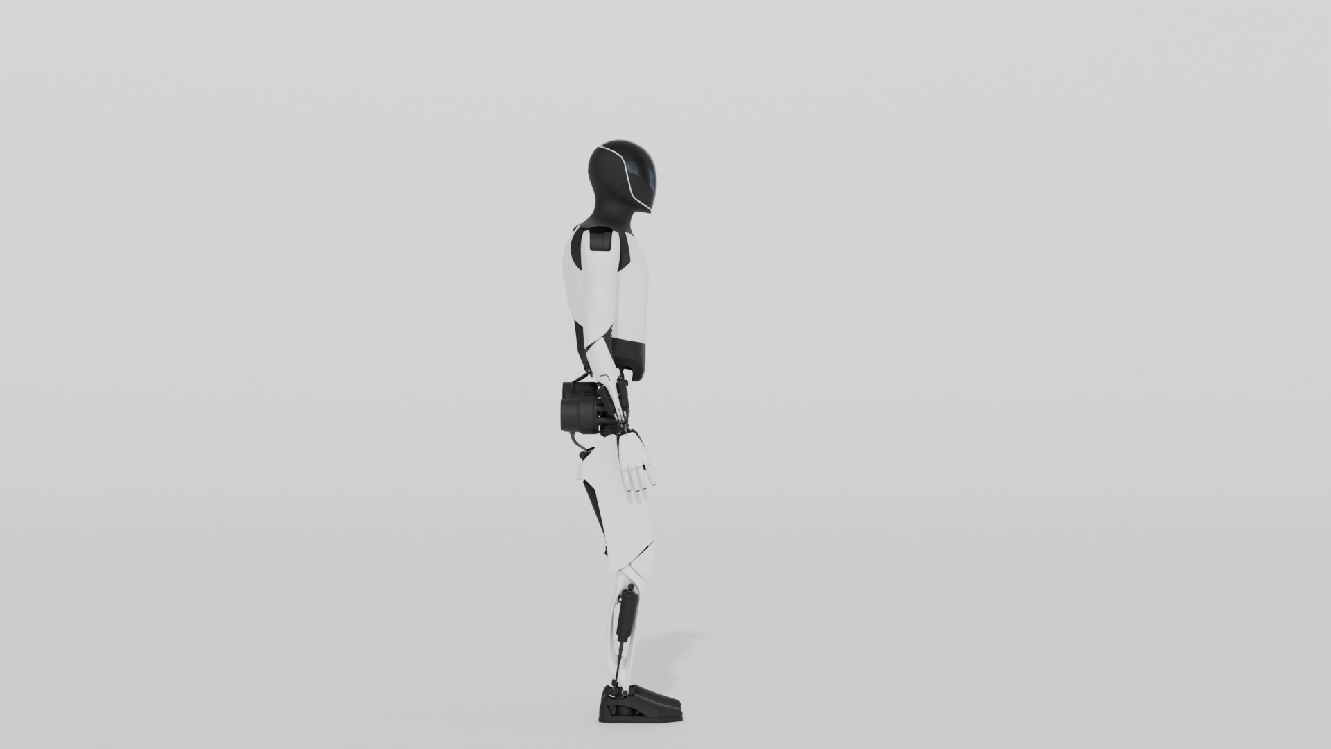 Optimus Robot Controlled Rig 3D Model  3D model_1