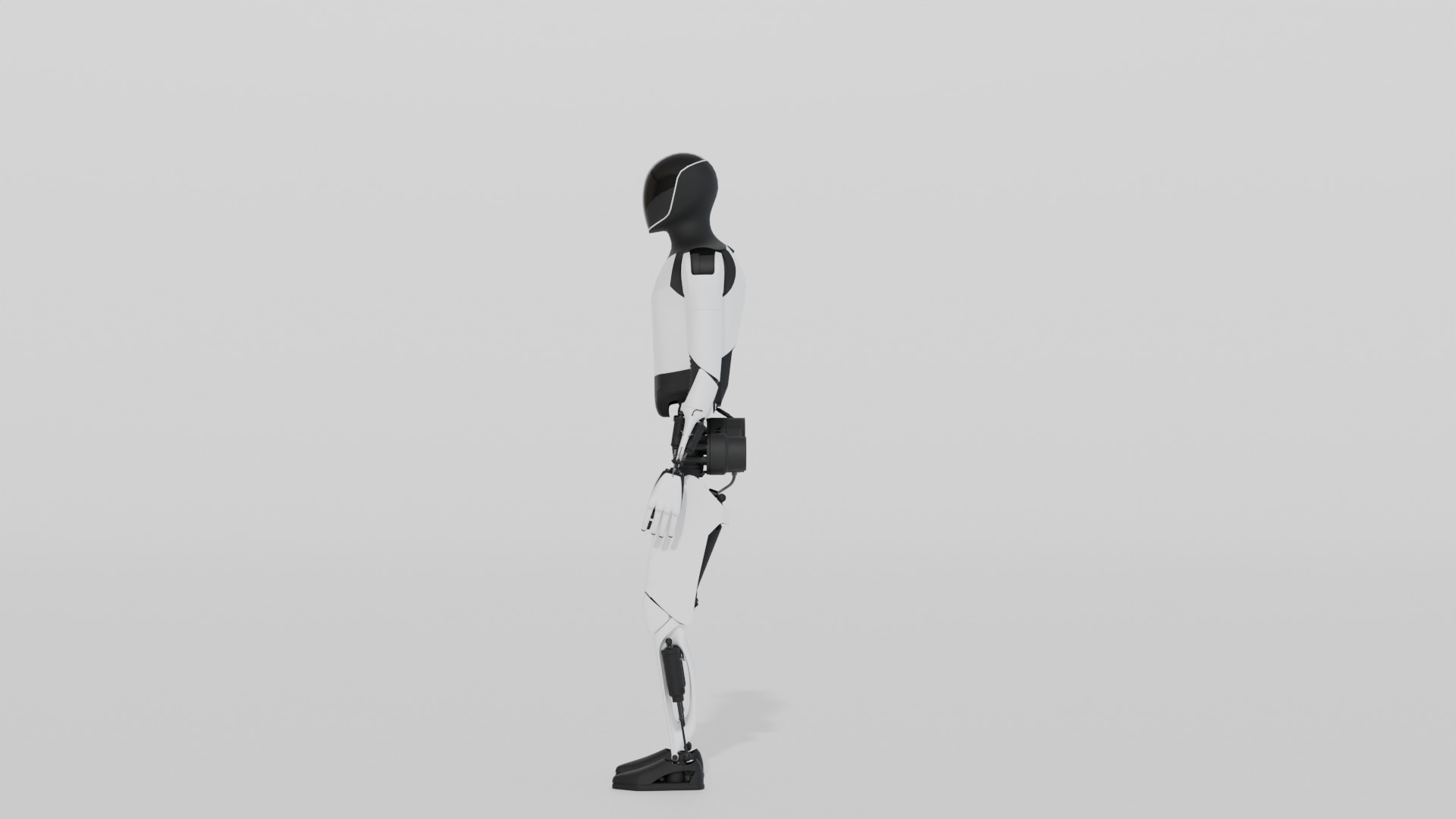 Optimus Robot Controlled Rig 3D Model  3D model_3