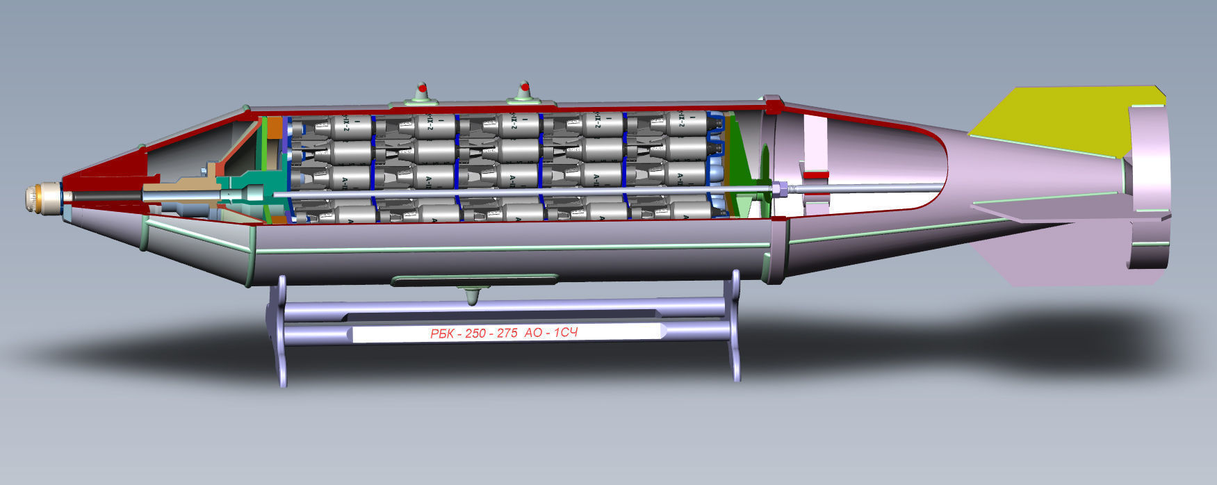 Cluster air bombs Russian Ukrainian war 3D Printable Collection _4
