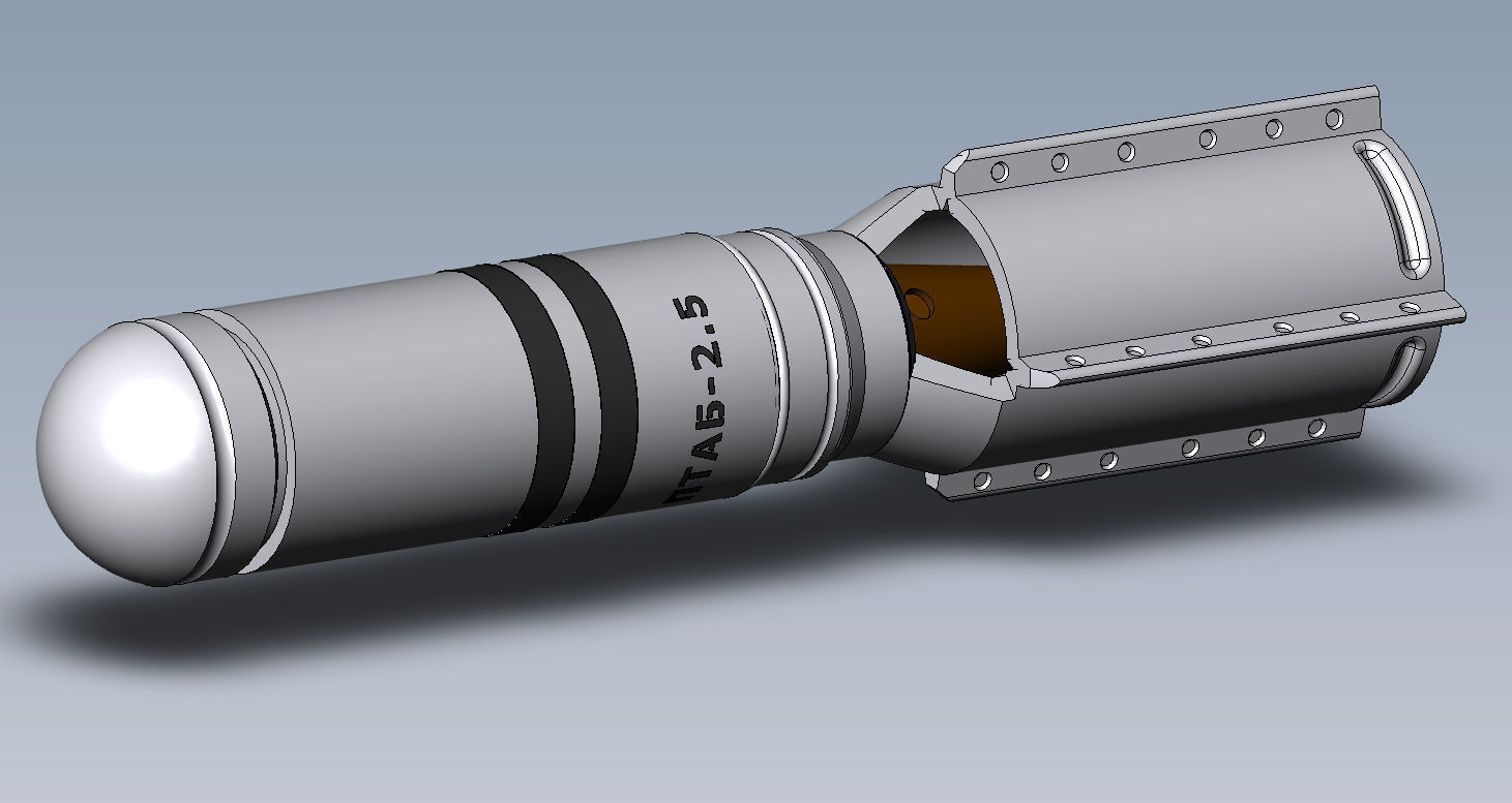 Cluster air bombs Russian Ukrainian war 3D Printable Collection _21