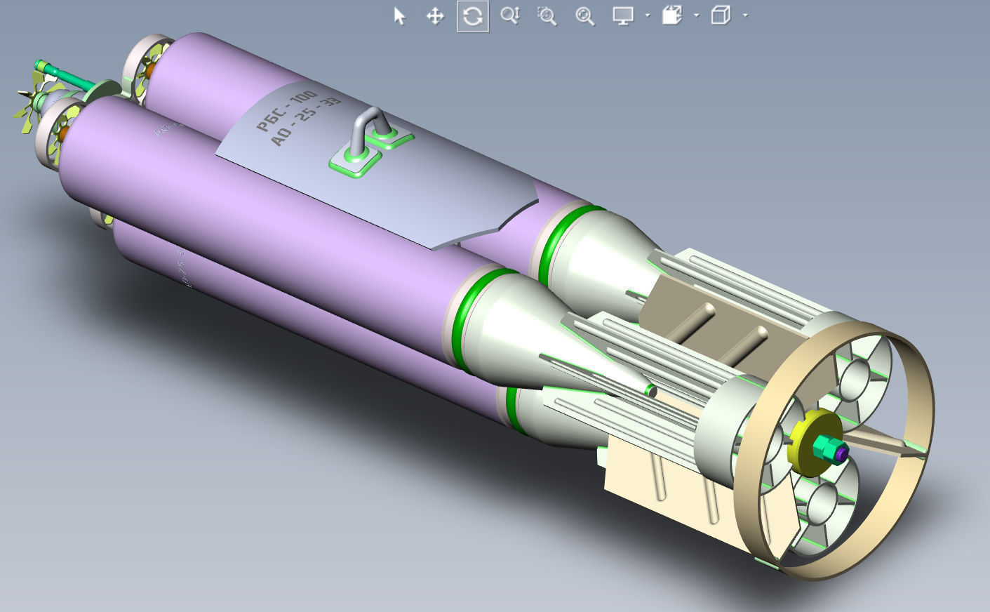 Cluster air bombs Russian Ukrainian war 3D Printable Collection _31