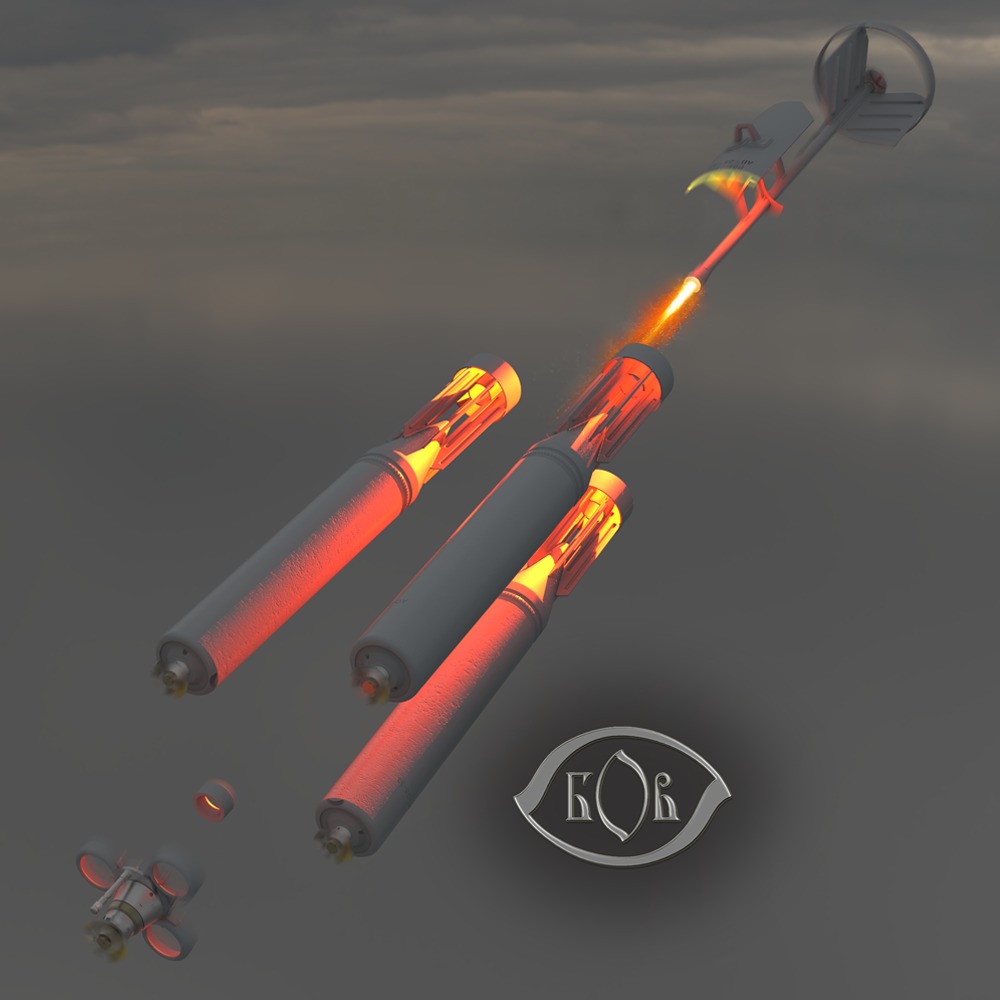 Cluster air bombs Russian Ukrainian war 3D Printable Collection _27