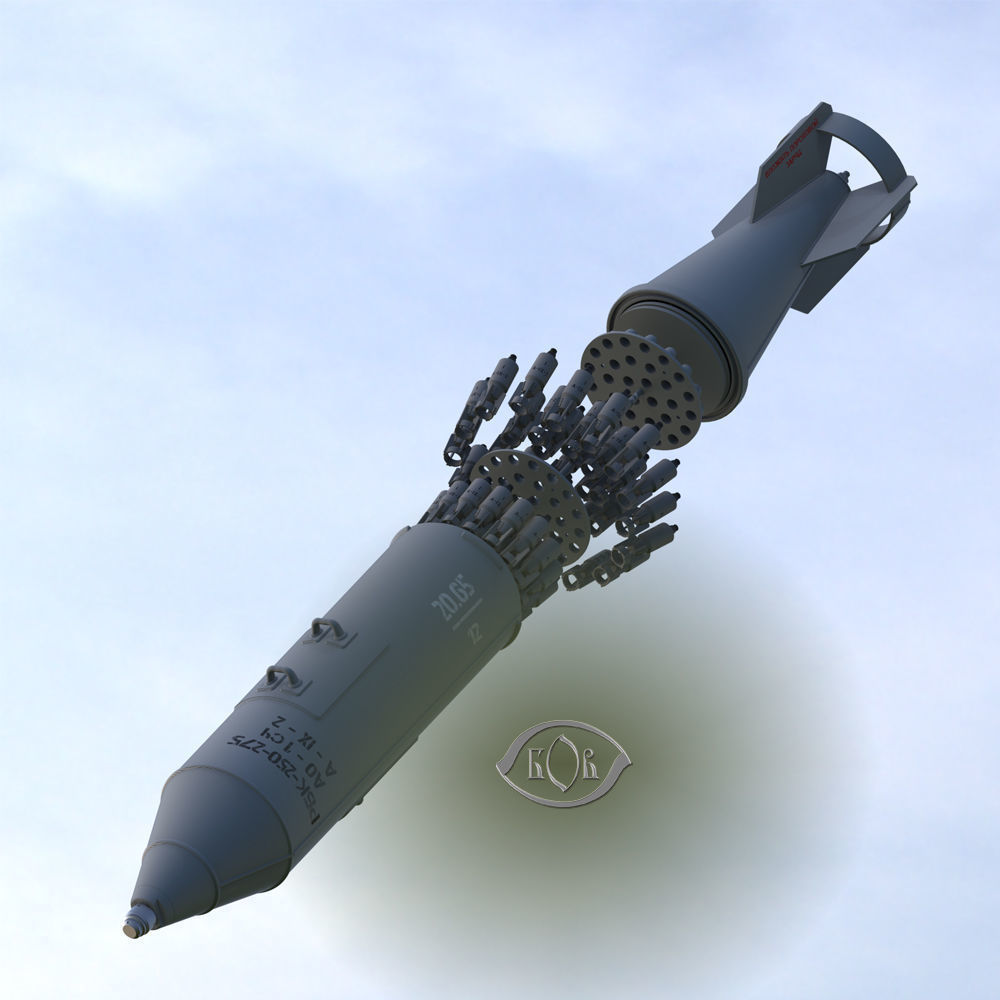 Cluster air bombs Russian Ukrainian war 3D Printable Collection _3
