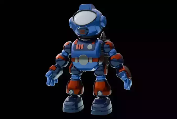 Space Robo Ranger Action Figure 3D print model