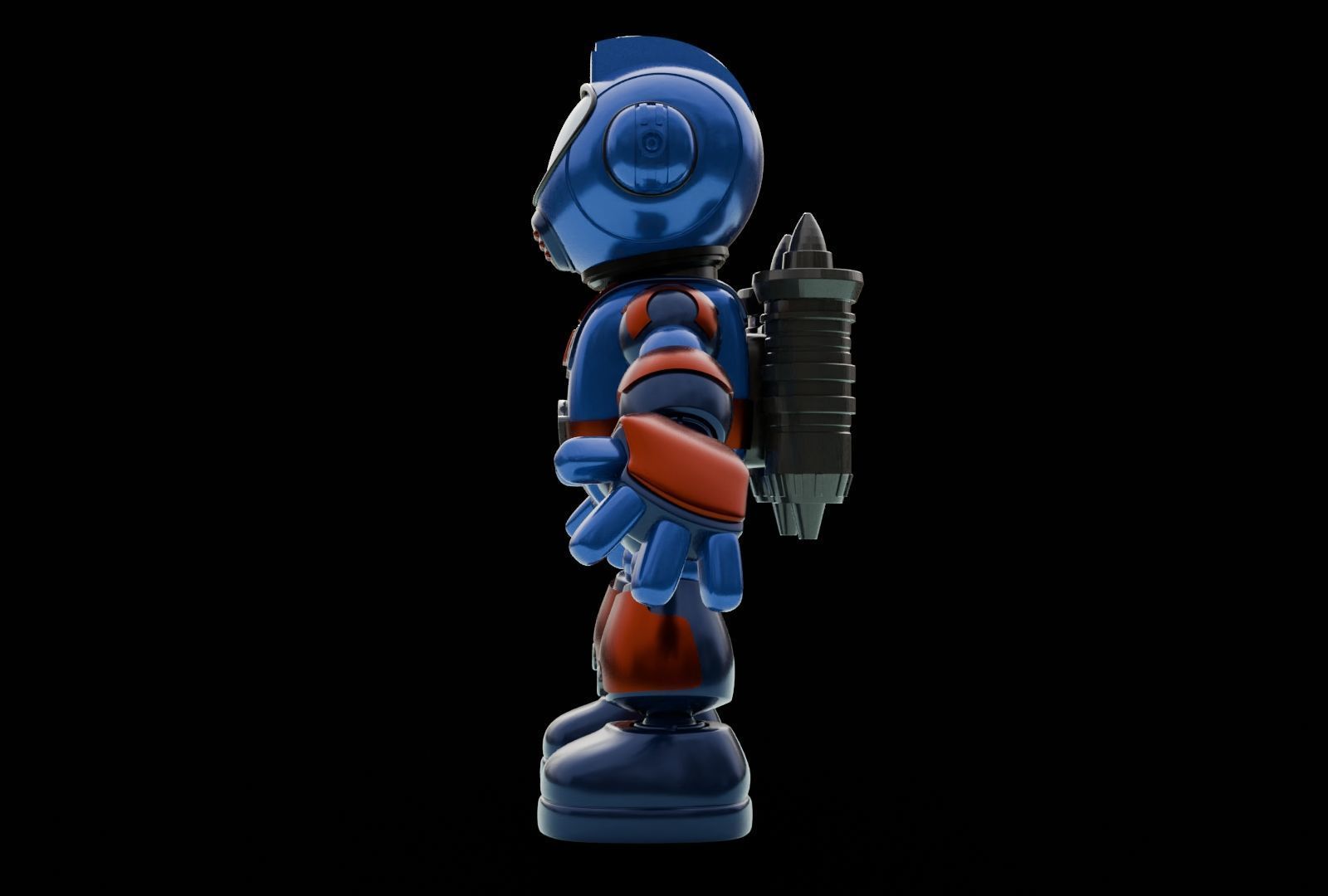 Space Robo Ranger Action Figure 3D print model_3
