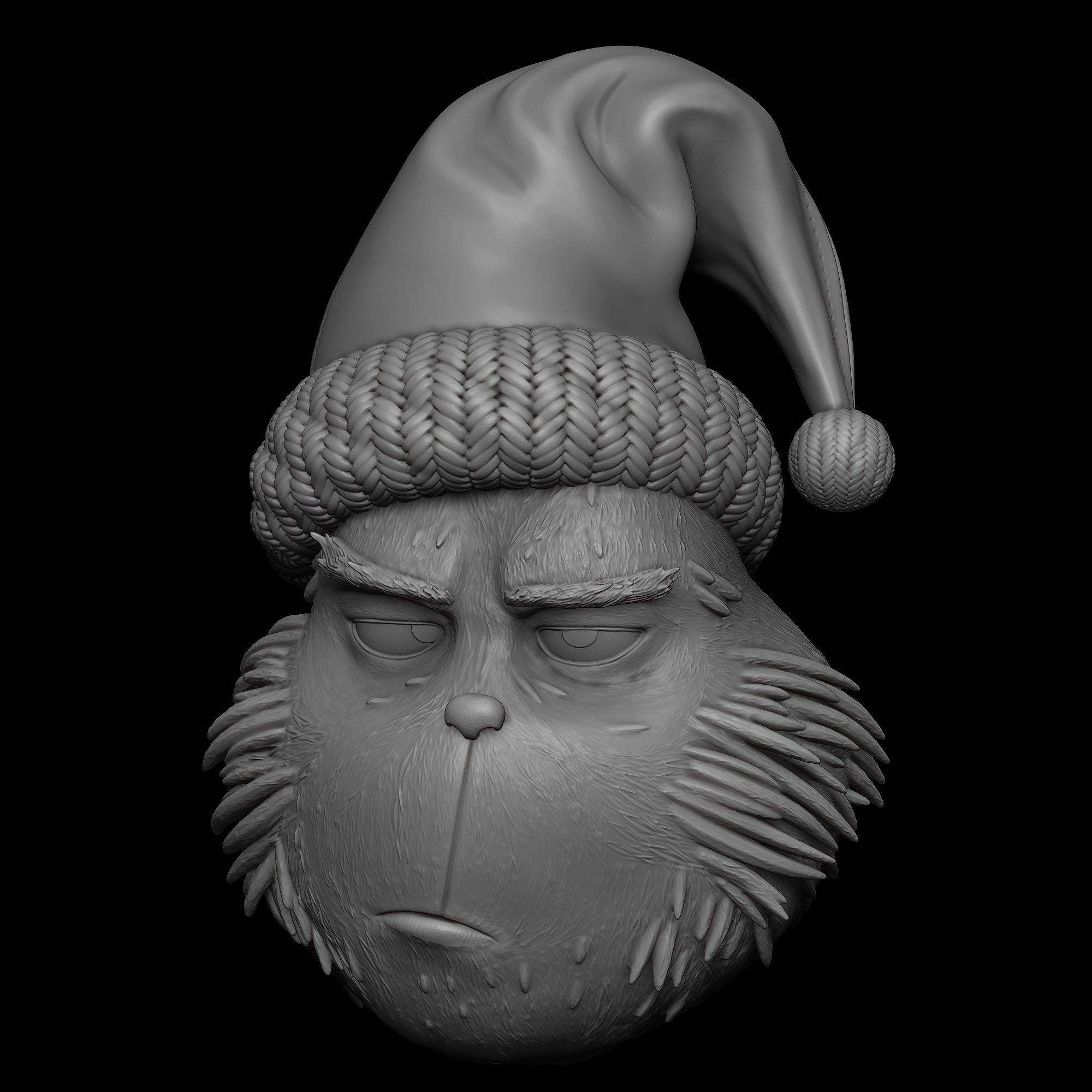 Grinch s Morning Coffee Holiday Grump 3D Print Set 3D print model_7