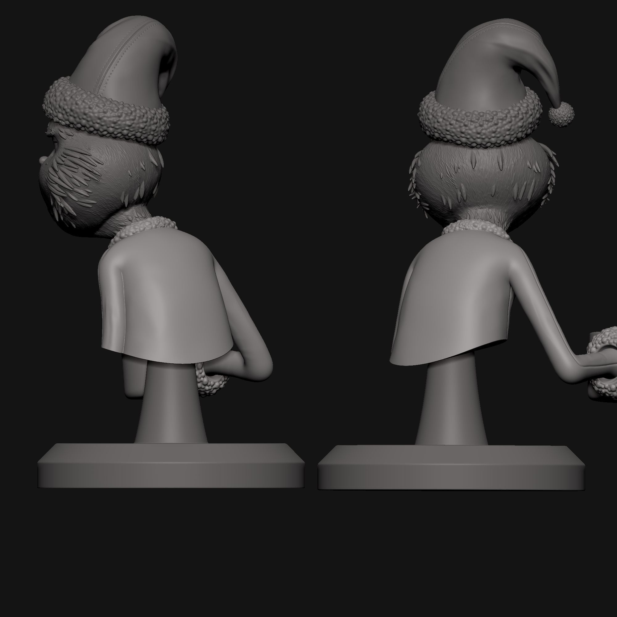 Grinch s Morning Coffee Holiday Grump 3D Print Set 3D print model_16