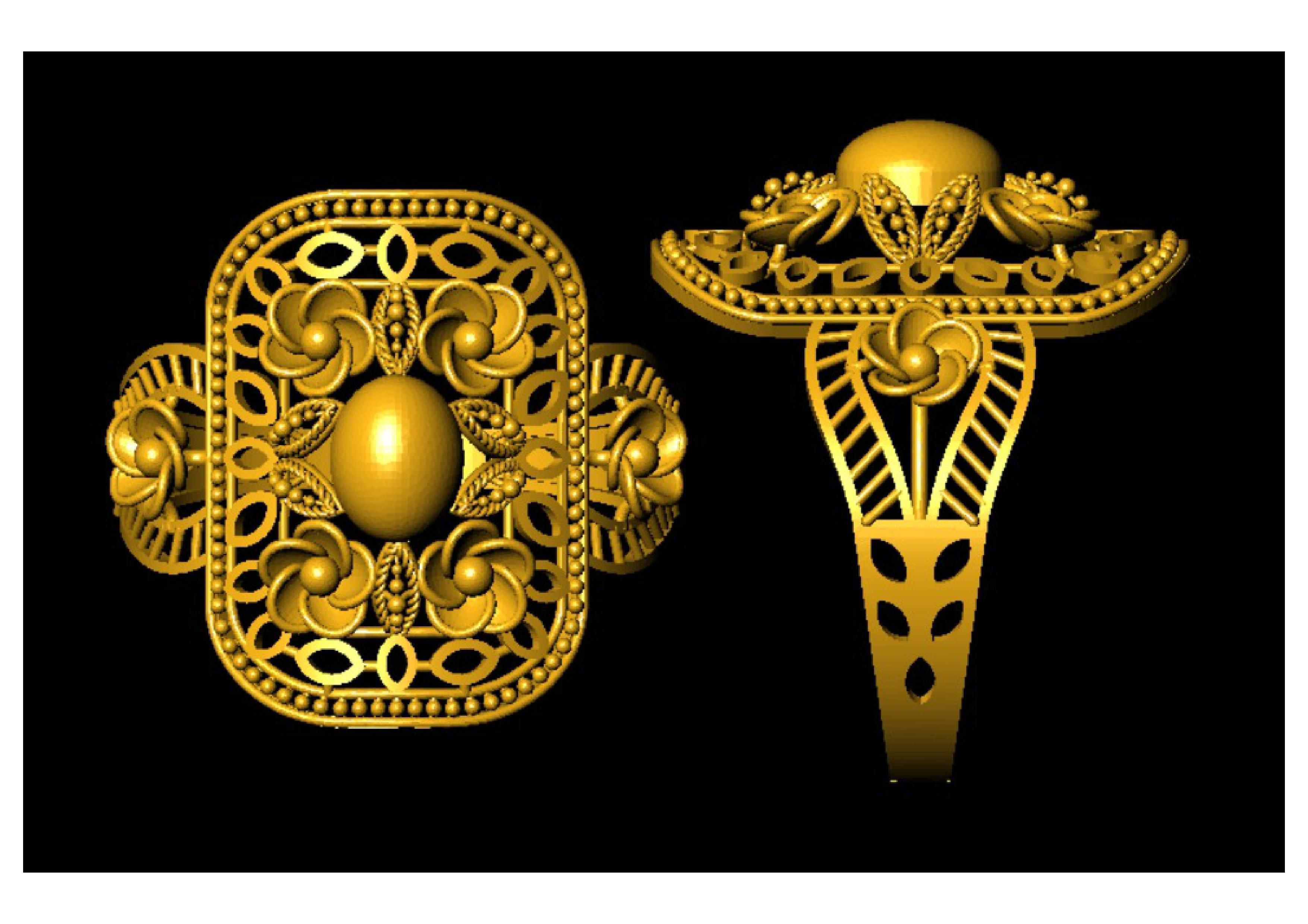 3 Gram Rings 3D print model_2