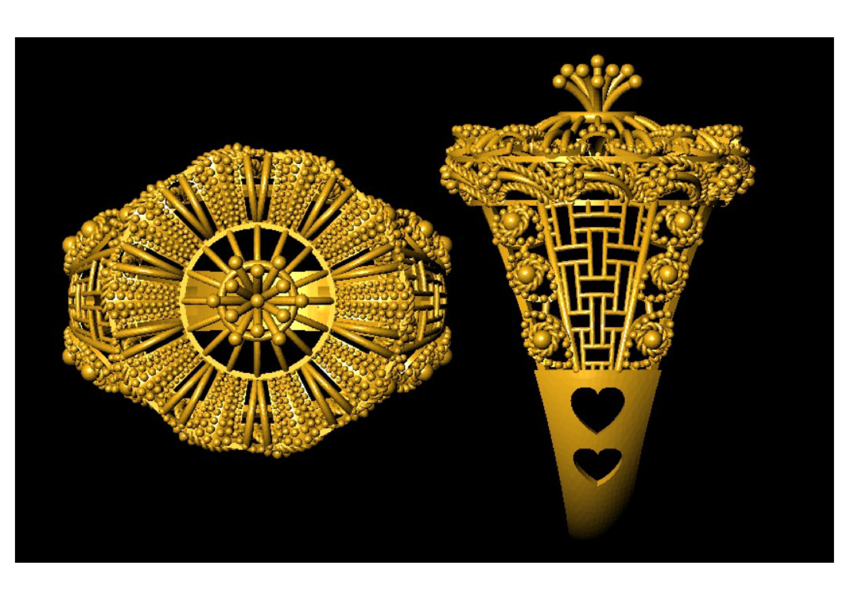 3 Gram Rings 3D print model_9